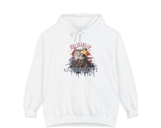 250 Years of Freedom USA Hoodie | Patriotic Eagle Graphic