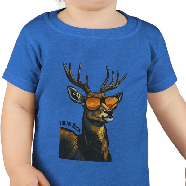Toddler puns t-shirt animal t-shirt zoo shirt nature t shirt deer tshirt cool animal shirt Gift for child fun animal shirt young buck