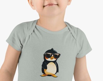 Cool Penguin Onesie Cute Animal Onesie Cool Animal Onesie Zoo Onesie penguin shirt zoo animal baby penguin gift for baby animal shirt cute
