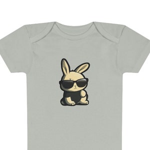 Cool Rabbit Onesie Animal Onesie Cool Animal Onesie Zoo Onesie Bunny Onesie Bunny shirt animal wearing sunglasses shirt cool rabbit shirt