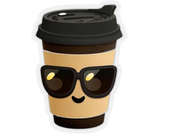 Cool Coffee Sticker Caffeine Sticker Coffee Lover sticker Cafe sticker Kawaii sticker Funny sticker Latte sticker But First Coffee Love Java