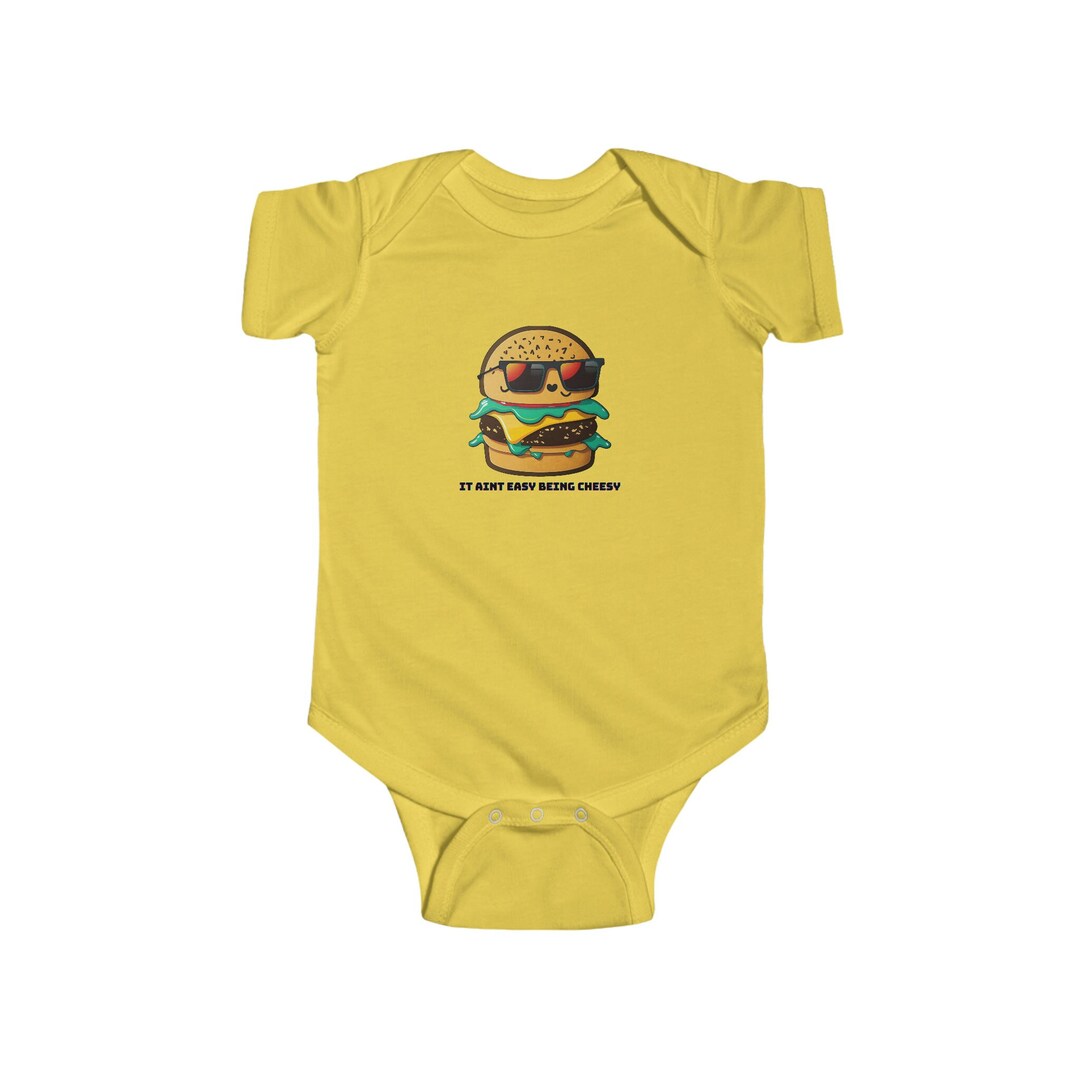 Baby Puns Onesie Food Shirt Cheeseburger T Shirt Snack Tshirt Onesie