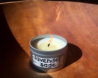 Lavender Sage Soy Candle