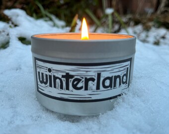 Winterland soy candle
