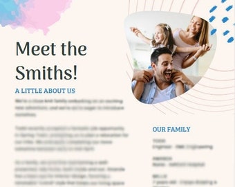 Gepersonaliseerde sollicitatiebrief voor verhuur - CV van huurder - CV voor huuraanvraag - Voor gezinnen EN DIEREN - Aanpasbaar