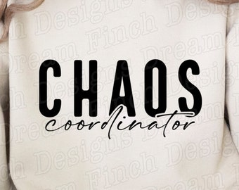 Koordynator chaosu SVG PNG DXF Pdf
