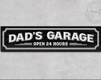 Targhe in Latta Vintage - Targa metallica - Mini Garage