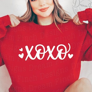 XOXO SVG PNG Amor Svg Día de San Valentín Svg • Descarga digital