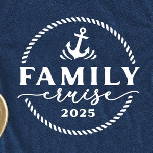Familiecruise 2025 SVG PNG DXF pdf knip- en afdrukbare bestanden voor familiecruise vakantie shirt • Cruisereis 2025 • Digitale download