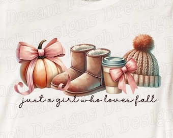 Cozy Fall Vibes PNG: Autumn Shirt Design (Digital Download)
