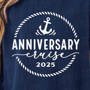 Cruzeiro de aniversário 2025 SVG PNG DXF PDF Arquivos recortados e imprimíveis para camisa de cruzeiro de aniversário • Viagem de cruzeiro 2025 • Download digital