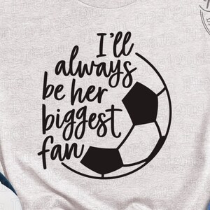 Soccer Mom SVG PNG DXF Pdf • Son plus grand fan Soccer Svg Png pour T-shirt Soccer Mom • Téléchargement numérique