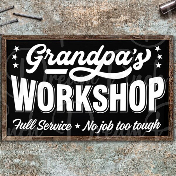 Grandpa Garage Sign II