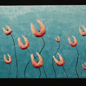 Flowers Impasto Oil Painting