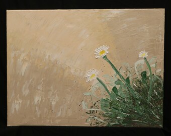 Impasto Flowers Oil Painting