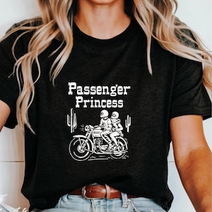 Passenger Princess T-Shirt Cute Top | Y2K Clothing | Trendy Top | Graphic Shirt | Cute Gift | Girl Shirt | Girl Crop Top |