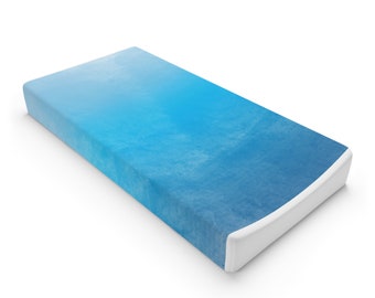 Baby blue ocean Changing Pad Cover