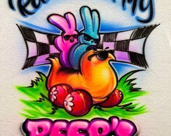 Airbrushed Easter shirt