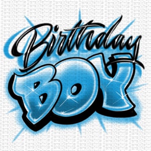 Digital Airbrush Birthday Boy png