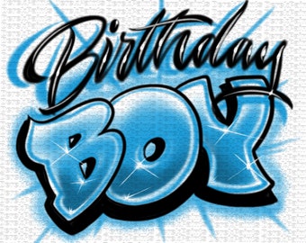 Digital Airbrush Birthday Boy png