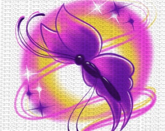 Airbrush Butterfly digital png