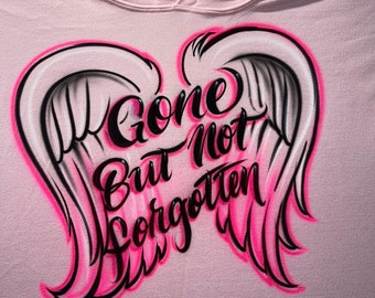 Airbrushed memorial shirt