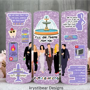 Instant Download • Friends Tumbler Wrap • 20oz Central Perk • TV Show Fan Gift • DIY Tumbler • Coffee