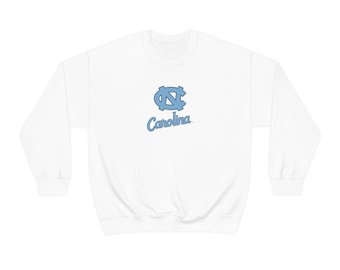 Universiteit van North Carolina Crewneck, UNC Sweatshirt, UNC, UNC basketbal, Unisex Crewneck