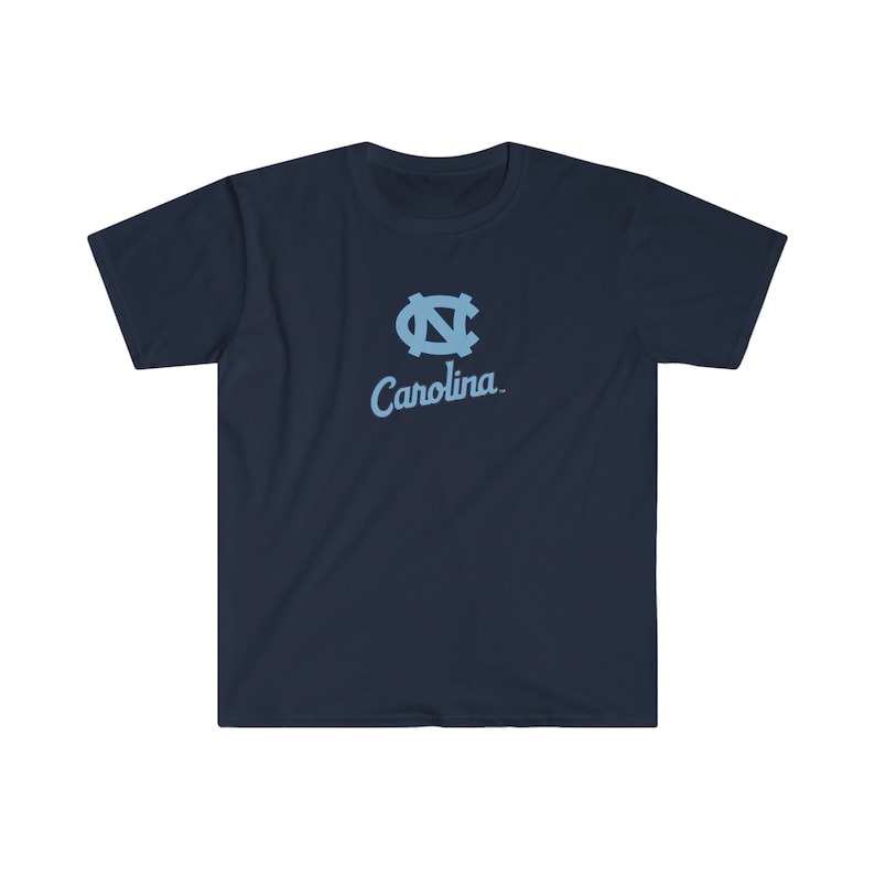 University of North Carolina T-Shirt, UNC Shirt, UNC, UNC basketball, Unisex Softstyle T-Shirt image 10