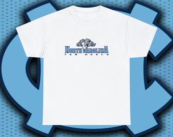 Koszulka University of North Carolina, Koszulka UNC, Koszulka Tar Heels, UNC, Koszykówka UNC, Koszulka UNC dla mężczyzn i kobiet, Koszulka unisex z grubej bawełny