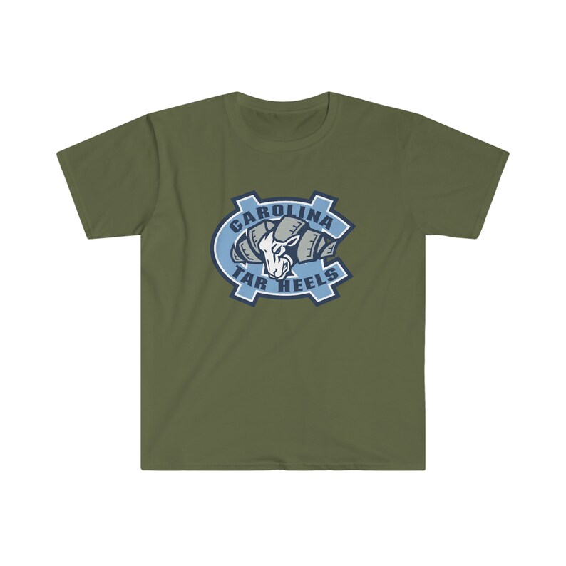 University of North Carolina T-Shirt, UNC Shirt, Tar Heels T-Shirt, UNC, UNC basketball, Unisex Softstyle T-Shirt image 3