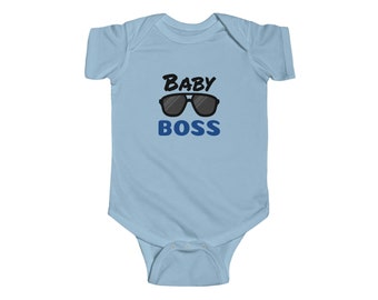 Baby Boss Infant Bodysuit, Baby Boss Jersey Bodysuit, Baby Clothing, Baby Boy Clothing