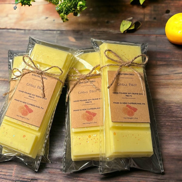 Citrus Blast - Soy Blend Wax Melt Snap Bar