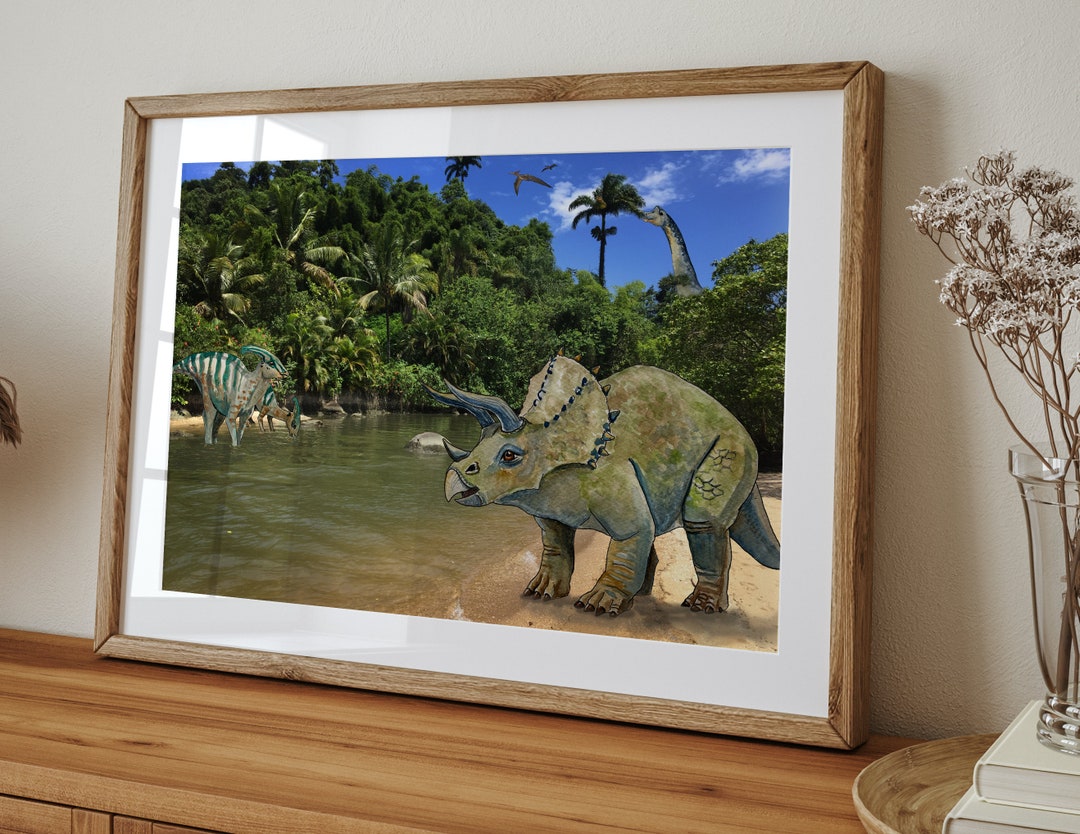 Brazilian Dinosaurs Fine Art Print - Etsy