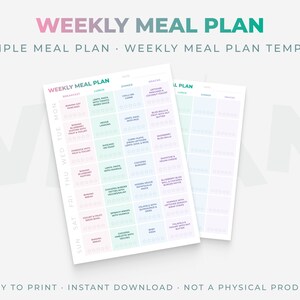 Printable Vegan Baby Led Weaning Meal Planner Vegan Baby Led - Etsy