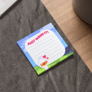 Schattige cartoon eend 50 gevoerde Post-it® notitieblokken