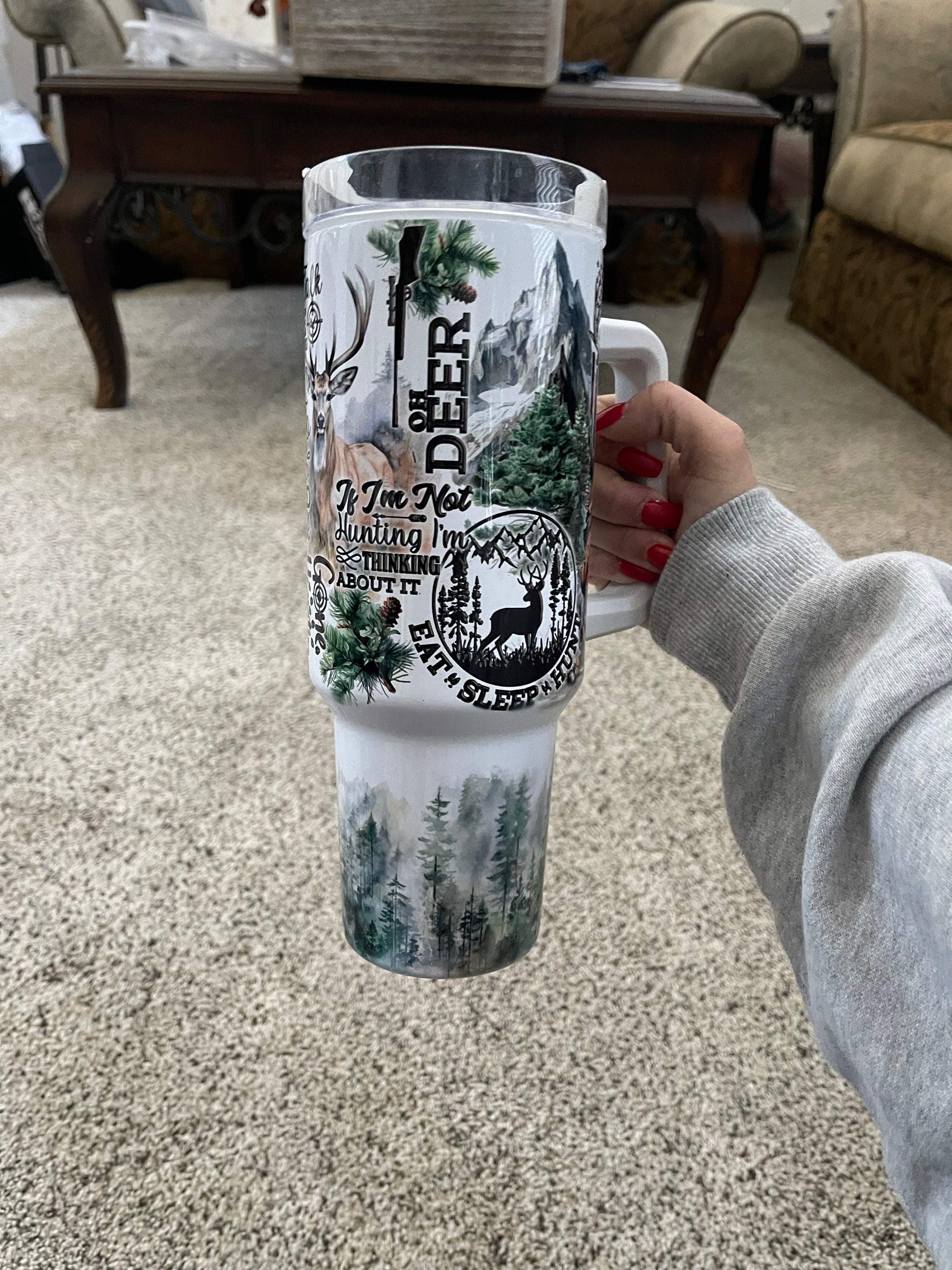 Hunter Tumbler, Hunter Gift, Hunter Thermos, Hunter Mug, Hunter Coffee Cup,  Deer Hunter Tumbler, Deer Hunter Present, 2A Tumbler, 2A Cup 