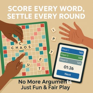 Scrabble Scorekeeper: La herramienta de puntuación digital definitiva - Versión 2