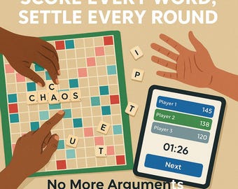 Scrabble Scorekeeper: The Ultimate Digital Scoring Tool - Version 2