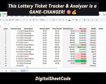 Lottery Ticket Tracker and Analyzer | Record-keeping