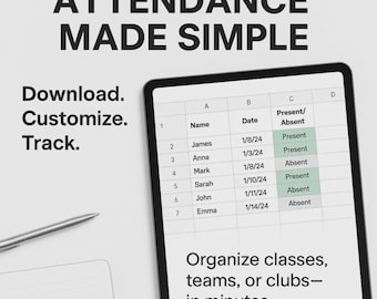 Aanwezigheid gemakkelijk gemaakt met Google Spreadsheets!