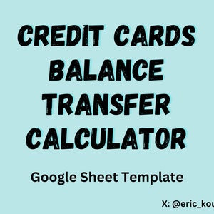 Calculadora de transferencia de saldo de tarjetas de crédito