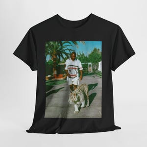 Mike Tyson Tiger Tee, Boxing Fan Shirt, Unisex Graphic Tshirt, Mike Tyson vs Logan Paul, Iron Mike Boxing