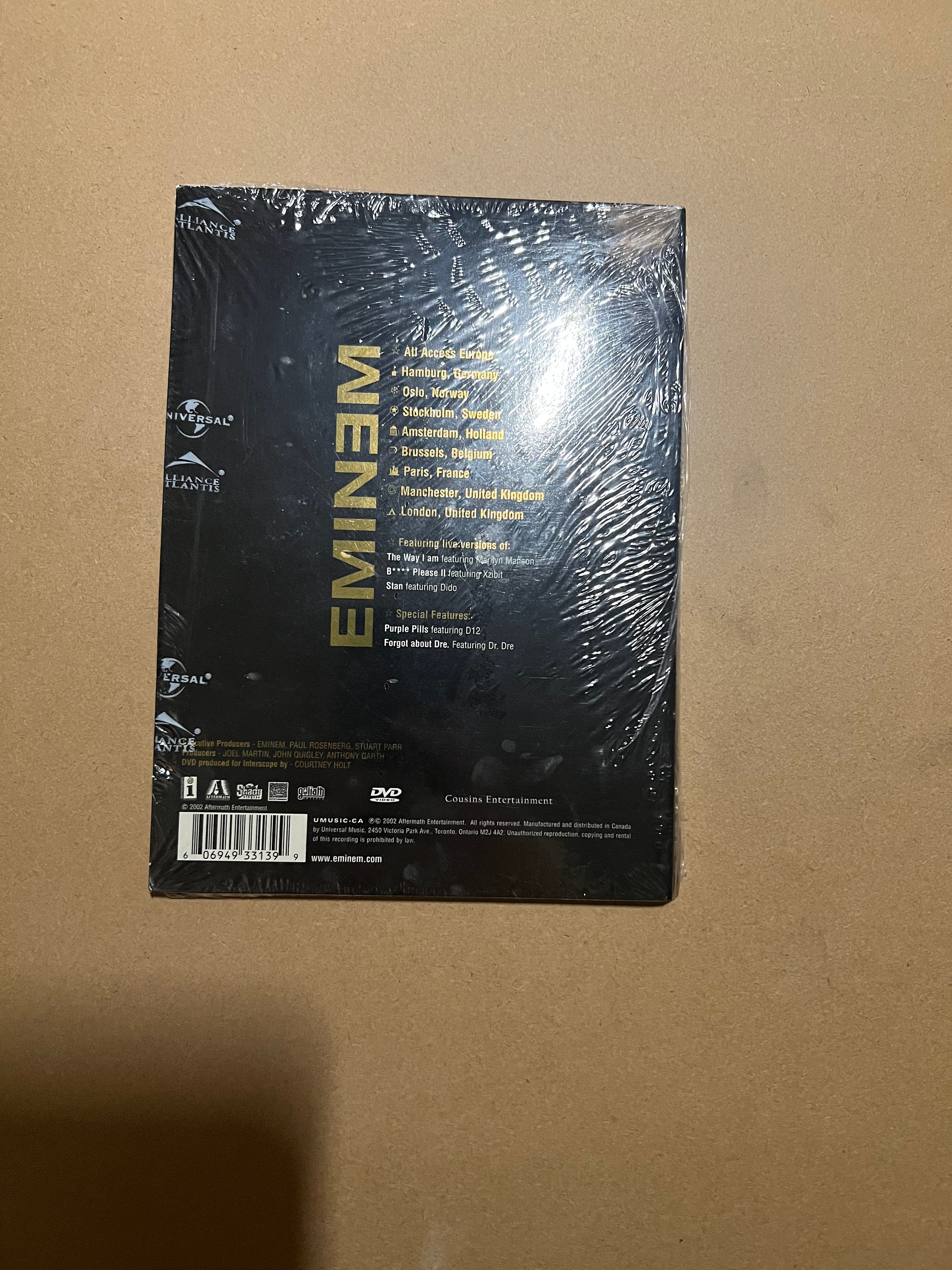 UNOPENED Eminem DVD All Access Europe tour