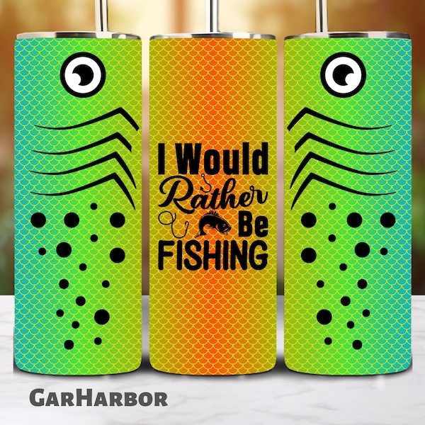 20 Oz skinny tumbler fishing lure wrap tapered straight template digital download sublimation graphic instant download sublimation png