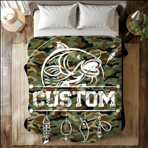 fish lure bedding Castle Fairy Bait Sheet Set Queen Size Fishing Set 4Pcs Colorful Ocean Sealife Bed Sheet for Kids Girls Boys Teens Rustic Fisherman Style Fitted + Flat Sheet,2 Pillowcases Bring the beautiful blue lake right to your bedroom Fishing Lure Bedding - Etsy