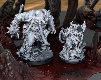 Printed Malediction miniature sets - All 25 miniatures per Faction  - All 4 factions available - terrain not included