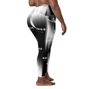 Fragile Maneggiare con cura Collant a vita alta Comodi leggings elastici Leggings a vita alta per jogging Sport Yoga Allenamento Athleisure Activewear