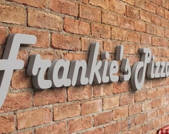Custom 3D Wall Letters, Personalized Business Signage, Home Decor | 7 sizes and 40+ colors