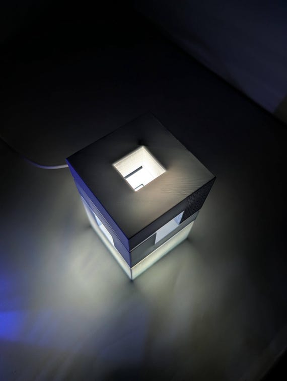 Impossible Cube Accent Light, Geometric USB Powered Nightlight, shown in listing image 4 with additional visible details or options.